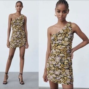 NEW Zara one shoulder dress